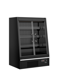 Tefcold Tefcold Galaxy+ GPL10FGD Black | Multideckkoeler, supermarkt | 270L | -1 tot +5°C | Energielabel B | 1020 x 740 x 1500mm
