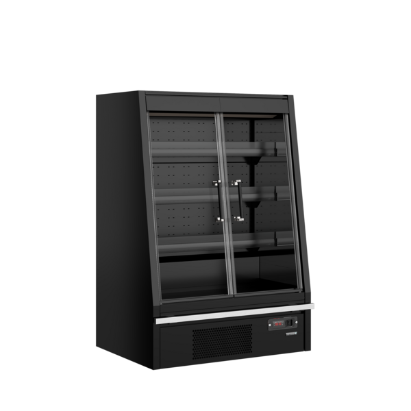 Tefcold Tefcold Galaxy+ GPL10FGD Black | Multideckkoeler, supermarkt | 270L | -1 tot +5°C | Energielabel B | 1020 x 740 x 1500mm