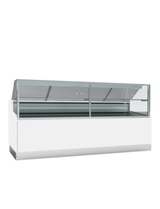 Tefcold Tefcold Statische koeltoog wit | BRABANT 250 (STUA25/WHITE) | L | +2 tot +8°C | Energielabel D | 2453 x 973 x 1195mm