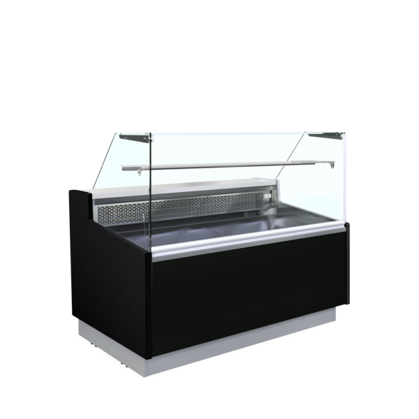 Mafirol Mafirol Zwarte koeltoonbank | VEL1210B (EUROMINI) | L | -1 tot +5°C | 1270 x 908 x 1235mm