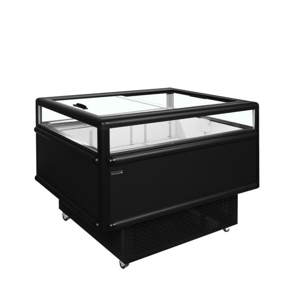 Tefcold Tefcold UHD201 /Black | Zwarte impulskoeler/-vriezer | 165L | -2 tot 5 / -24 tot -18°C | Energielabel F | 1255 x 1015 x 962mm