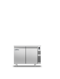 Coldline Coldline MASTER 2P/SG | Geventileerde koelwerkbank 2 deurs GN1/1 - zonder koelgroep | 270L | -2 tot +8°C | 1090 x 700 x 900mm