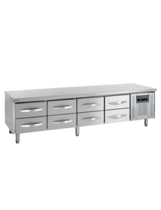 Tefcold Tefcold UC5480 | Undercounter GN1/1 | 350L | +2 tot +10°C | Energielabel C | 2230 x 700 x 670mm