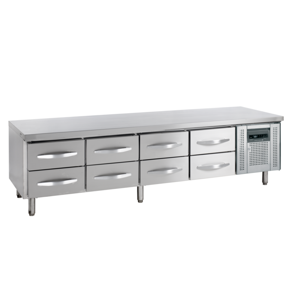 Tefcold Tefcold UC5480 | Undercounter GN1/1 | 350L | +2 tot +10°C | Energielabel C | 2230 x 700 x 670mm