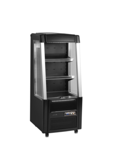 Tefcold Tefcold ODC60 BLACK | Multideck - Laag open front | 161L | +5 tot +8°C | Energielabel E | 640 x 640 x 1540mm