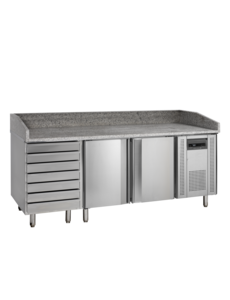 Tefcold Tefcold PT1310 | Pizzatafel GN1/1 | 370L | +2 tot +10°C | Energielabel B | 2045 x 800 x 1000mm