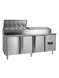 Tefcold Tefcold SS8300 | Saladette-koelwerkbank GN1/1 | 497L | +2 tot +10°C | 2020 x 800 x 1080mm