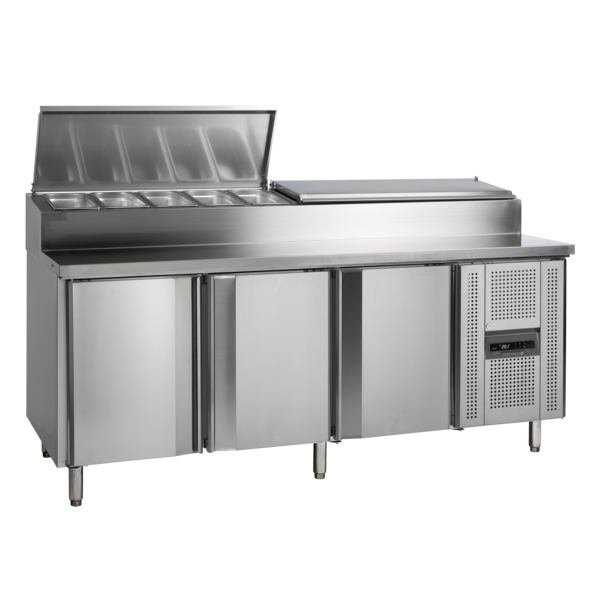 Tefcold Tefcold SS8300 | Saladette-koelwerkbank GN1/1 | 497L | +2 tot +10°C | 2020 x 800 x 1080mm