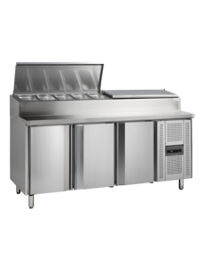 Tefcold Tefcold SS7300 | Saladette-koelwerkbank GN1/1 | 407L | +2 tot +10°C | 1795 x 700 x 1080mm