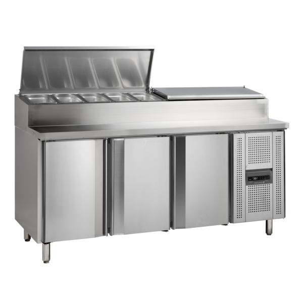 Tefcold Tefcold SS7300 | Saladette-koelwerkbank GN1/1 | 407L | +2 tot +10°C | 1795 x 700 x 1080mm