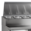 Tefcold Tefcold SS8200 | Saladette-koelwerkbank GN1/1 | 337L | +2 tot +10°C | 1510 x 800 x 1080mm