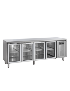 Tefcold Tefcold CK7410G | Toonbankkoeler GN1/1 | 533L | +2 tot +10°C | Energielabel C | 2230 x 700 x 880mm