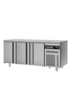 Tefcold Tefcold EURO GN3 | Gekoelde werktafel 3deurs GN1/1 | 270L | -2 tot +8°C | Energielabel A | 1792 x 700 x 850mm