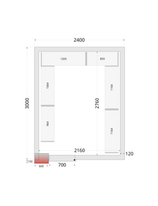 Tefcold Tefcold Shelf Rack System Kit | CRNF2430
