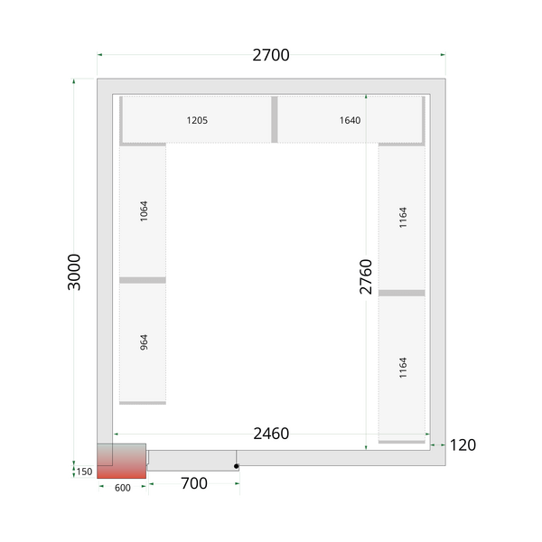 Tefcold Tefcold Shelf Rack System Kit | CRNF2730