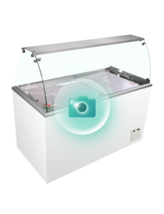 Tefcold Tefcold Vriezer voor schepijs | IDA400-W1+ | 345L | -23 tot -16°C | Energielabel C | 1344 x 694 x 1330mm