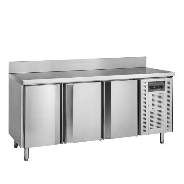 Tefcold Tefcold BK310SP | Koelwerkbank - Bakkerij 60/40 (BAK 3P) | 410L | +2 tot +8°C | Energielabel C | 2020 x 800 x 960mm