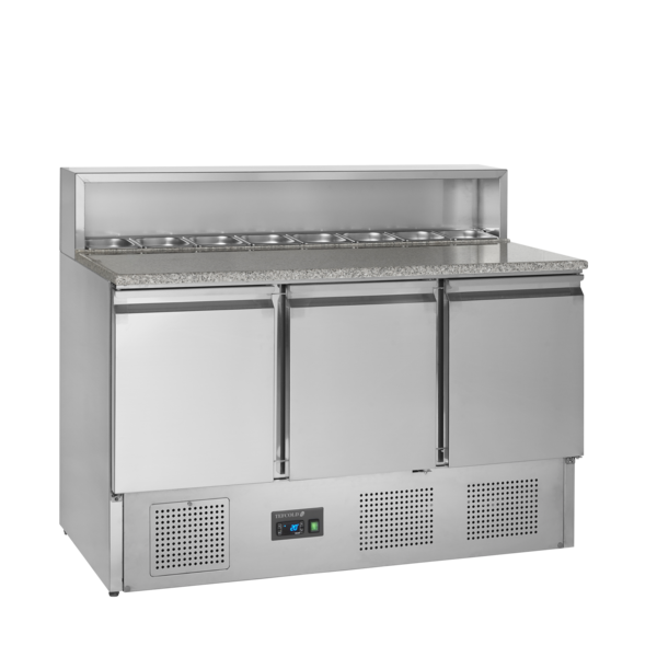 Tefcold Tefcold PT930 | Pizzatafel GN1/1 | 368L | +2 tot +10°C | 1365 x 700 x 1100mm