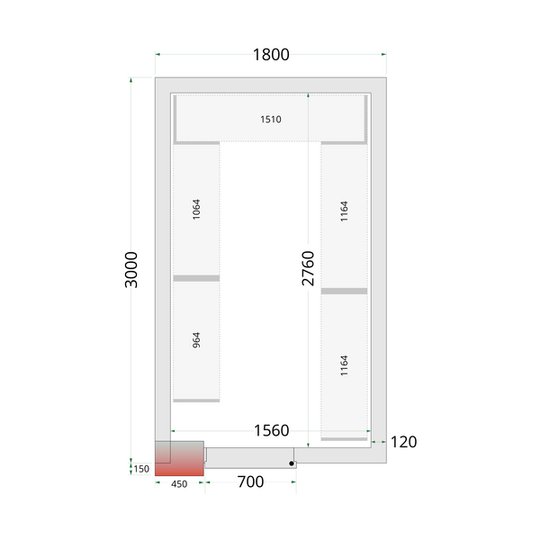 Tefcold Tefcold Shelf Rack System Kit | CRNF1830