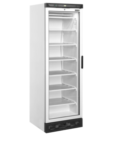 Tefcold Tefcold UFFS371G L/H | Vitrinevrieskast, linksdraaiend | 270L | -23 tot -18°C | Energielabel C | 595 x 640 x 1840mm