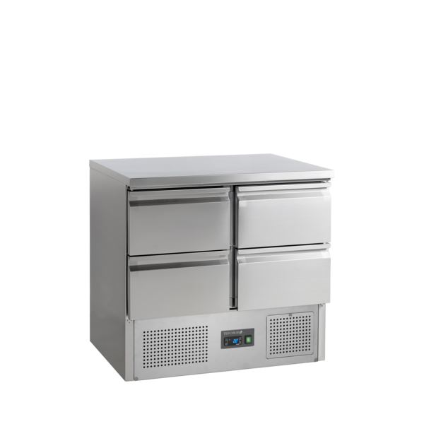 Tefcold Tefcold SA914 | Saladette-koelwerkbank GN1/1 | 230L | +2 tot +10°C | Energielabel C | 900 x 700 x 877mm
