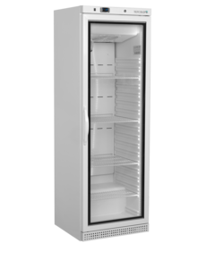 Tefcold Tefcold Displayvrieskast | UF400VGW | 340L | -24 tot -10°C | Energielabel C | 600 x 595 x 1855mm
