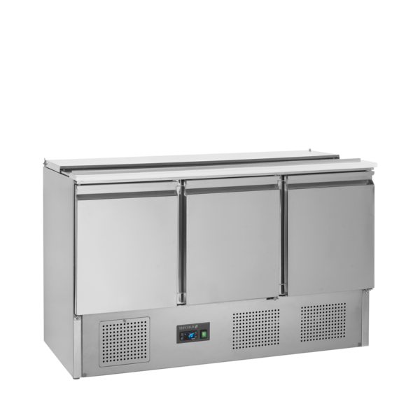 Tefcold Tefcold SA1365 | Saladette-koelwerkbank GN1/1 | 368L | +2 tot +10°C | 1365 x 700 x 877mm
