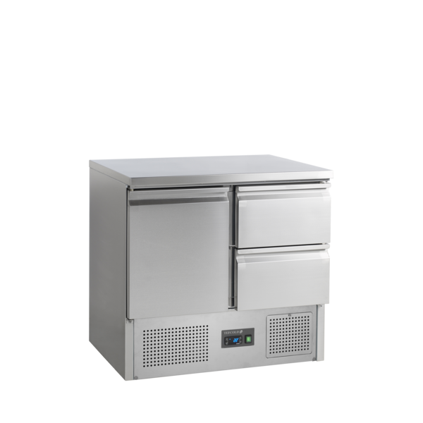 Tefcold Tefcold SA912 | Saladette- koelwerkbank GN1/1 | 230L | +2 tot +10°C | Energielabel C | 900 x 700 x 877mm
