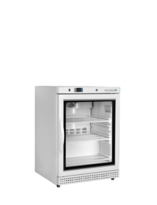 Tefcold Tefcold Displayvrieskast | UF200VGW | 120L | -24 tot -10°C | Energielabel D | 600 x 595 x 850mm