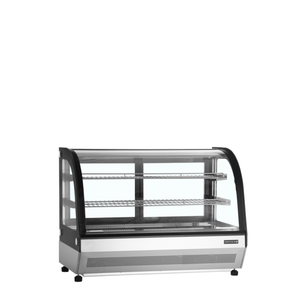 Tefcold Tefcold LCT900C/BLACK | Koelvitrine - countertop | 78L | +2 tot +8°C | Energielabel C | 900 x 560 x 670mm