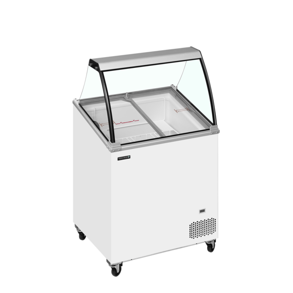 Tefcold Tefcold Vriezer voor schepijs | IC202SCE-SO | 144L | -24 tot -14°C | Energielabel D | 720 x 615 x 1295mm