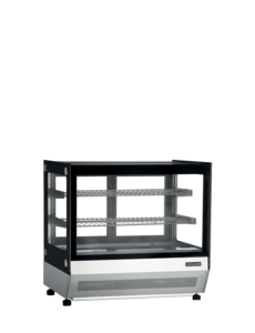 Tefcold Tefcold LCT750F/BLACK | Koelvitrine - countertop | 67L | +2 tot +8°C | Energielabel C | 700 x 560 x 670mm