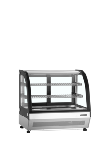 Tefcold Tefcold LCT750C/BLACK | Koelvitrine - countertop | 60L | +2 tot +8°C | Energielabel C | 700 x 560 x 670mm