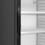 Tefcold Tefcold Flessenkoeler | CEV425 1 LED Int. White  Ext. Black (T401) | 345L | +2 tot +10°C | Energielabel D | 595 x 600 x 1840mm
