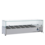 Tefcold Tefcold VRX1400(380) | Gekoelde opzetvitrine voor bakken GN1/3 | L | +2 tot +10°C | 1400 x 380 x 495mm