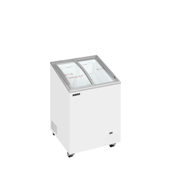 Tefcold Tefcold IC102SCEB | Vrieskast consumptie-ijs | 85L | -24 tot -14°C | Energielabel D | 570 x 570 x 885mm