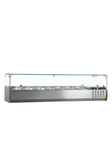 Tefcold Tefcold GVC33-160 | Koelvitrine GN1/4 | 36.4L | +2 tot +8°C | 1600 x 335 x 448mm
