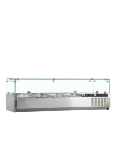 Tefcold Tefcold GVC38-120 | Koelvitrine GN1/3 | 28.4L | +2 tot +8°C | 1200 x 395 x 448mm