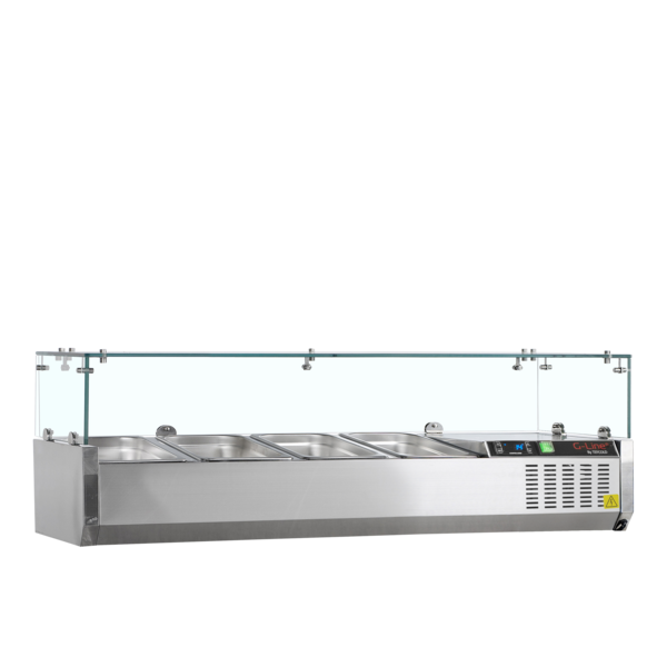 Tefcold Tefcold GVC33-120 | Koelvitrine GN1/4 | 26L | +2 tot +8°C | 1200 x 335 x 448mm