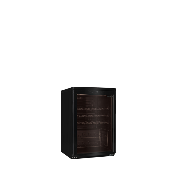 Tefcold Tefcold SC85 BLACK | Zwarte wijnkoeler - Under counter | 85L | +2 tot +10°C | Energielabel C | 503 x 567 x 775mm