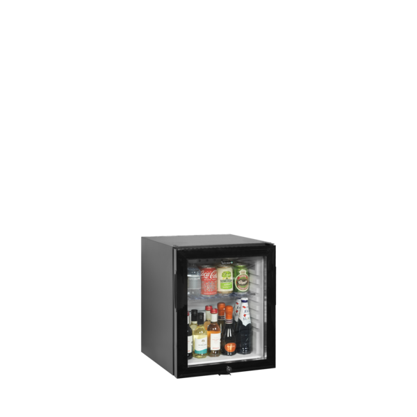 Tefcold Tefcold Glazen deur minibar | TM35GC | 24L | +5 tot +14°C | Energielabel G | 402 x 425 x 505mm