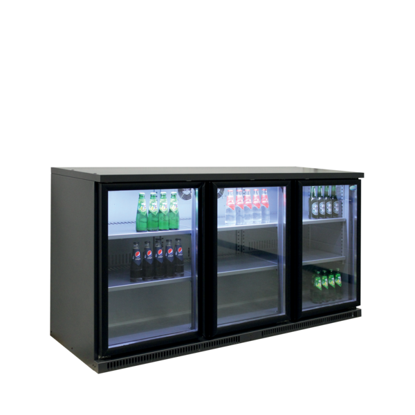 Tefcold Tefcold Hoogwaardige barkoeler | SGD-360GE | 401L | +2 tot +10°C | Energielabel E | 1670 x 620 x 840mm