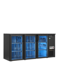 Tefcold Tefcold Hoogwaardige barkoeler | SCL-222GMU+ | 422L | +2 tot +10°C | Energielabel C | 1720 x 560 x 820mm