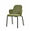 Veba Paddy - Stapelbare gestoffeerde armstoel | Groen | 56x56x82(H)cm | 51006