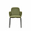 Veba Paddy - Stapelbare gestoffeerde armstoel | Groen | 56x56x82(H)cm | 51006