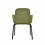 Veba Paddy - Stapelbare gestoffeerde armstoel | Groen | 56x56x82(H)cm | 51006