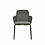 Veba Paddy - Stapelbare gestoffeerde armstoel | Donker grijs | 56x56x82(H)cm | 51008