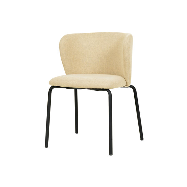 Veba Break - Stapelbare gestoffeerde stoel | Zand | 55x53x75(H)cm | 51011