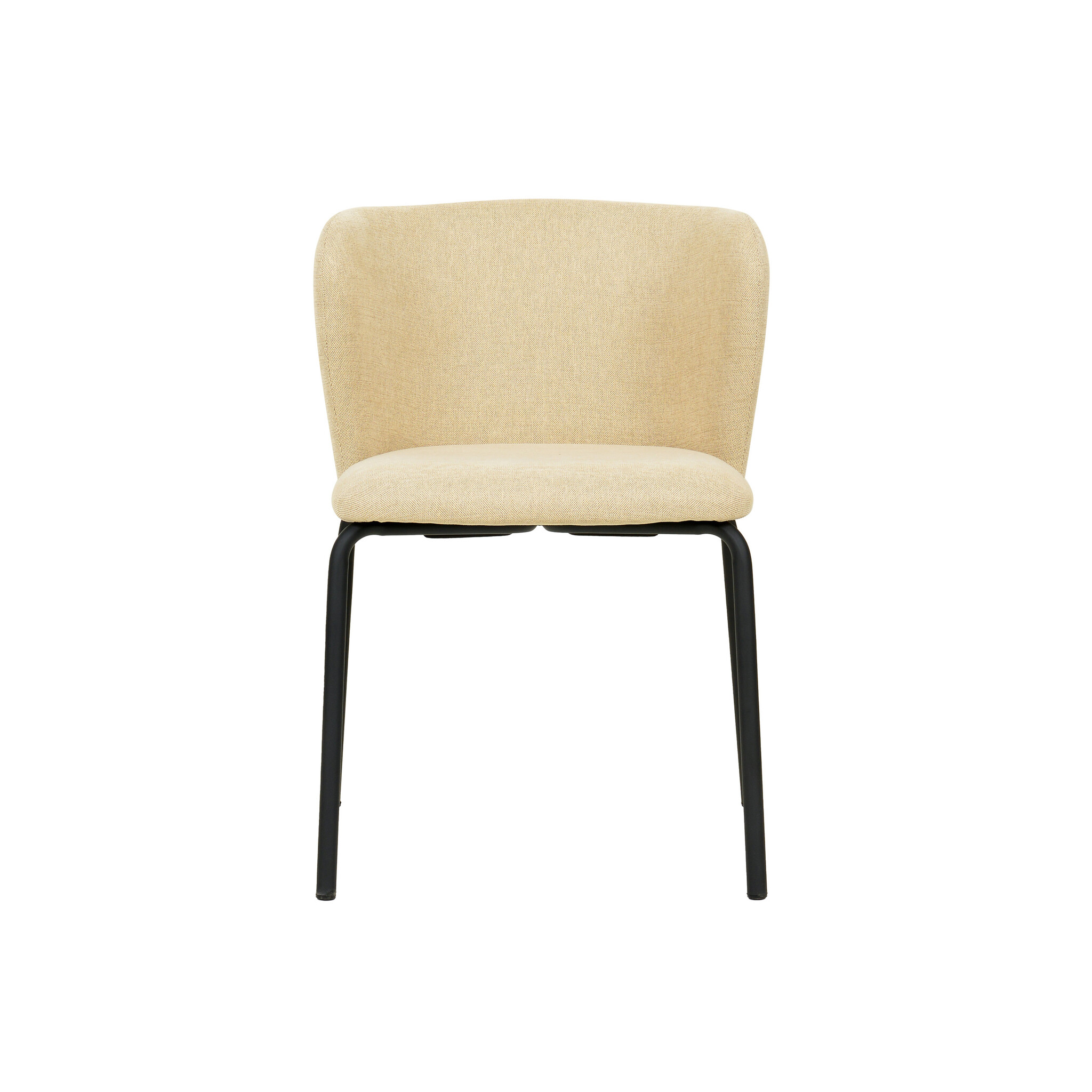 Veba Break - Stapelbare gestoffeerde stoel | Zand | 55x53x75(H)cm | 51011, foto 2 van 4