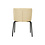 Veba Break - Stapelbare gestoffeerde stoel | Zand | 55x53x75(H)cm | 51011